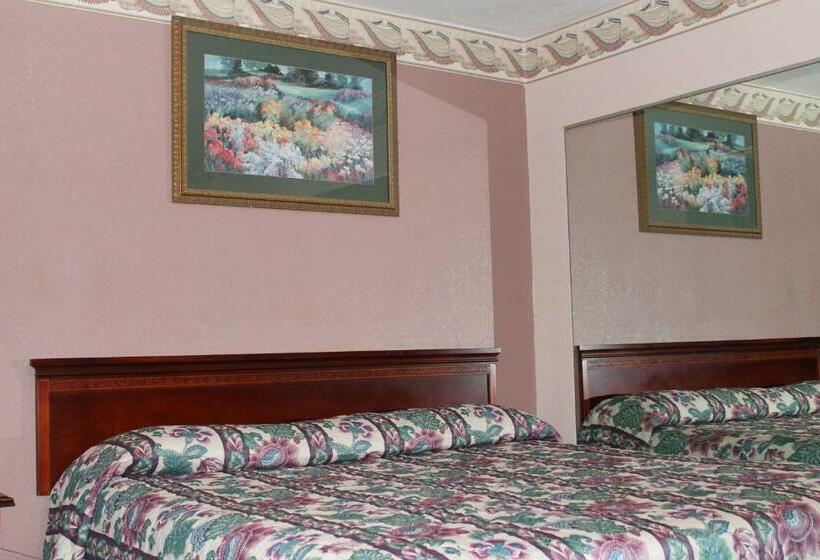 キングサイズベッドのスタンダードルーム, American Motor Inn   Rock Island