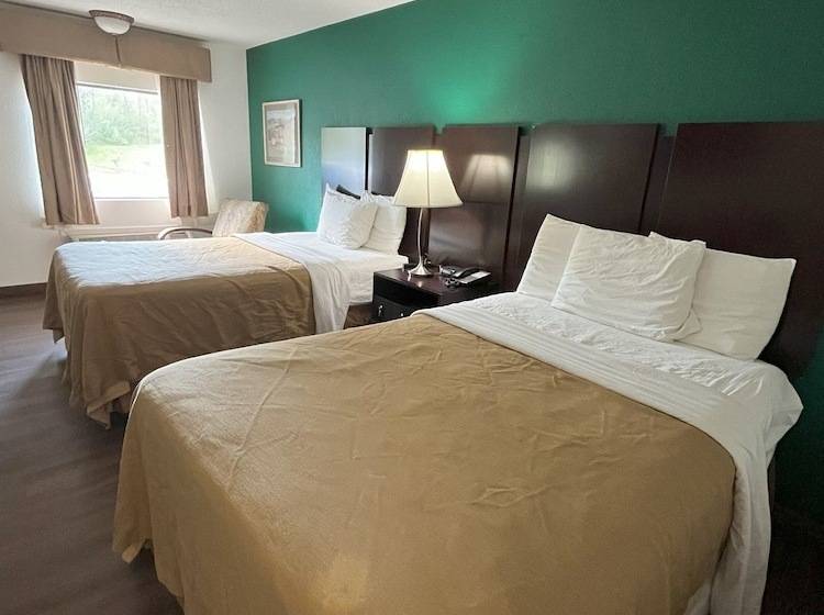 带2个双人床的标准工作室, Pinetree Inn