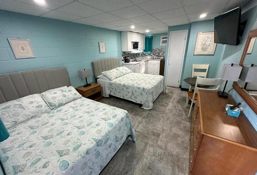 스탠다드 룸 풀장 전망, Old Orchard Beach Motel