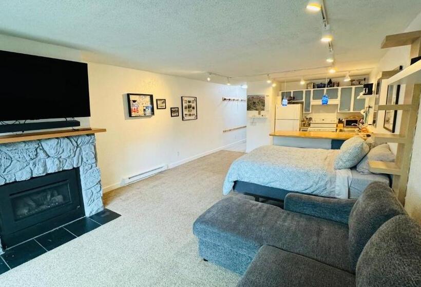 Апартаменты 1 Спальня с Видом, Cute Ski Condo At Base Of Mt Alyeska Prime Location