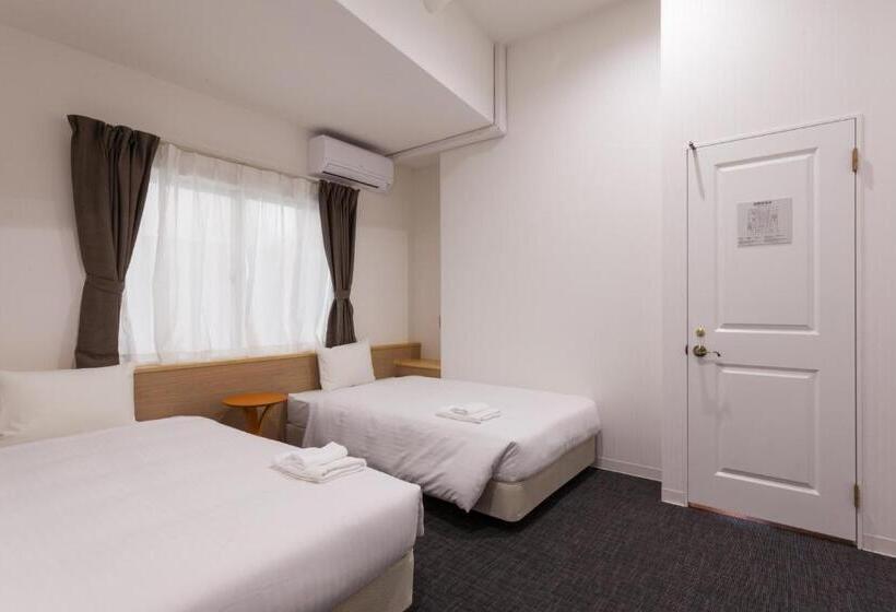 스탠다드 룸 더블 침대 2개, Abest Cube Naha Kokusai Street Cabin Type Hotel All Room With Key