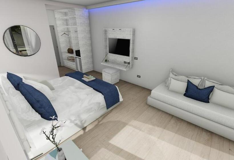 주니어 스위트 풀장 전망, Magique Bleu Suites