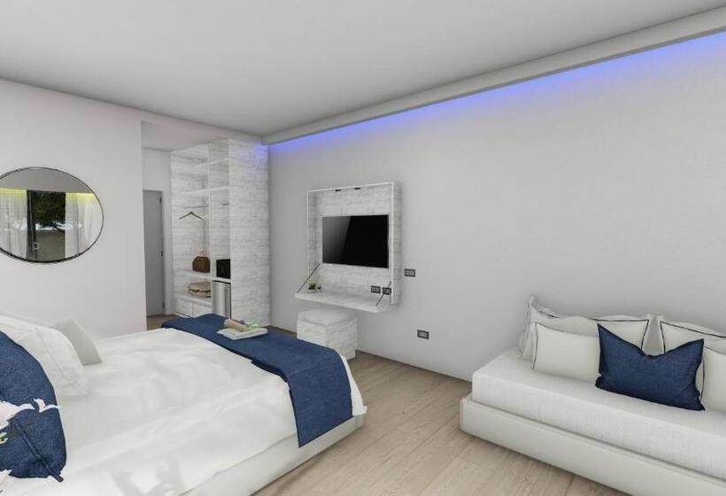 스위트 킹사이즈 침대, Magique Bleu Suites