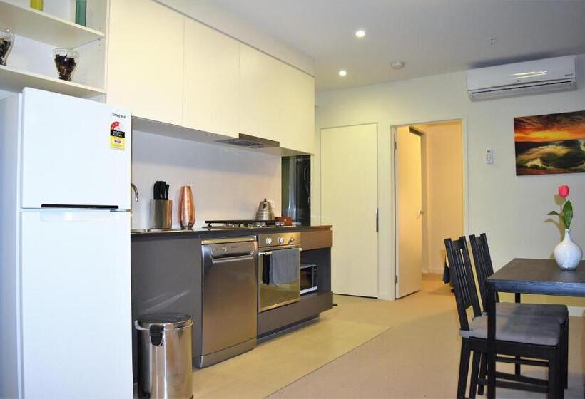 침실 2개 디럭스 아파트, Melbourne Skyhigh Apartments