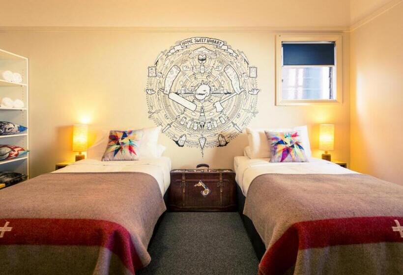 חדר סטנדרט חדר אמבטיה משותף, Alabama Hotel Hobart