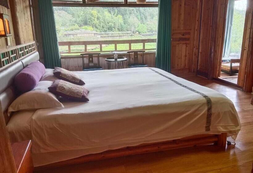 침실 2개 스위트, Bridge View Boutique Guesthouse 望桥楼精品民宿