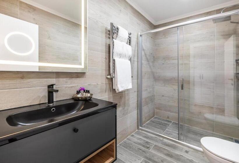 חדר דלוקס עם מרפסת נוף לים, Hillora Hotel Buyukada