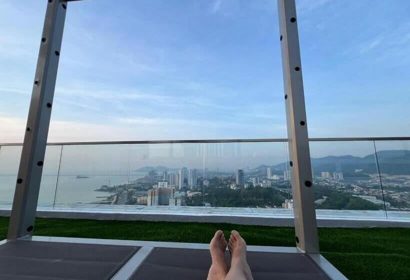침실 1개 수피리어 아파트, 148 Urban Suites Georgetown New Condo City View Infinity Pool 10pax