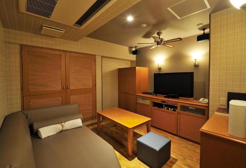 اتاق سوپریور با تخت بزرگ, Fukuoka Chapel Coconuts Hotel Ipolani