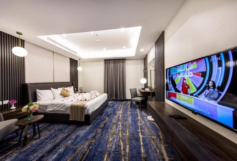 带大床的标准工作室, Lily Hotel Suite Hofuf