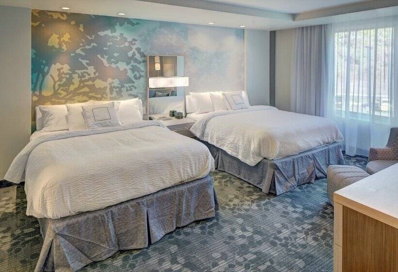 Номер Стандарт 2 Двуспальные Кровати, Courtyard By Marriott Appleton Riverfront