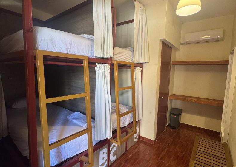 تختخواب در اتاق مشترک, Viajero Puerto Escondido Hostel