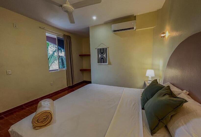 اتاق لوکس با تخت بزرگ, Viajero Puerto Escondido Hostel