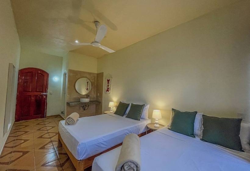 اتاق لوکس سه تخته, Viajero Puerto Escondido Hostel