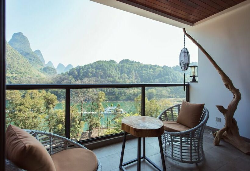 标准间带双人床, Li River Resort