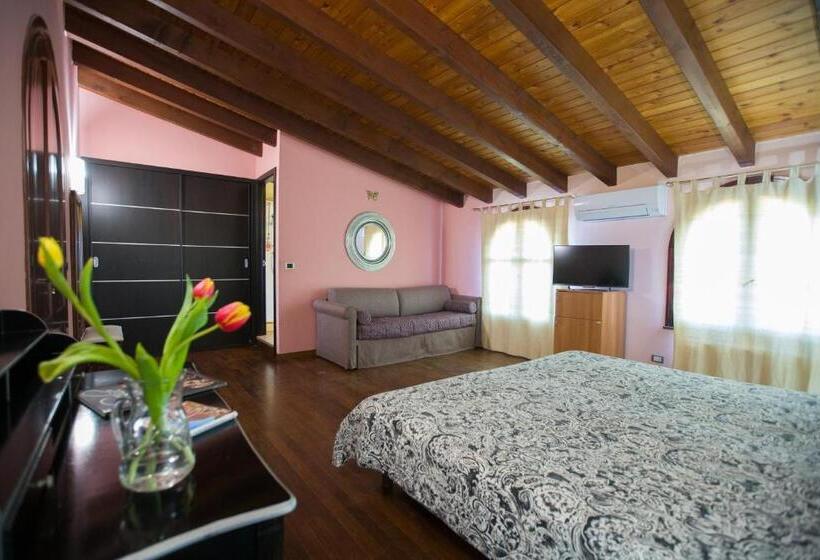 اتاق استاندارد با چشم‌انداز دریا, B&b Villa Nella