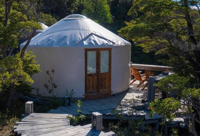 اتاق لوکس با چشم‌انداز دریاچه, Patagonia Camp