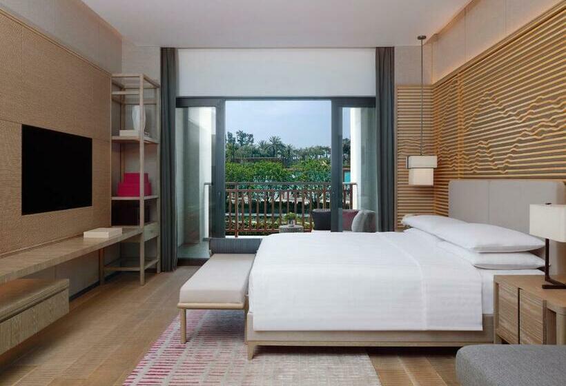 اتاق لوکس با تخت بزرگ, Shenzhen Marriott Hotel Golden Bay