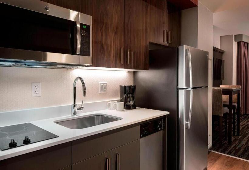 מיטת קינג בסוויטה, Residence Inn By Marriott Seattle Downtown Convention Center