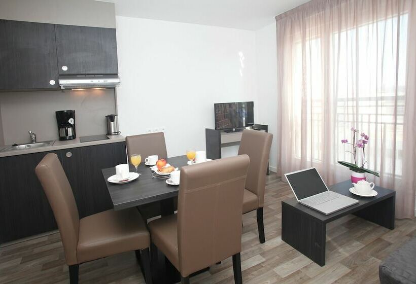 Апартаменты 1 Спальня, Odalys City Paris Levallois