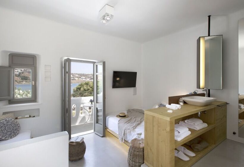 Номер Deluxe Вид на Море, Dreambox Mykonos Suites