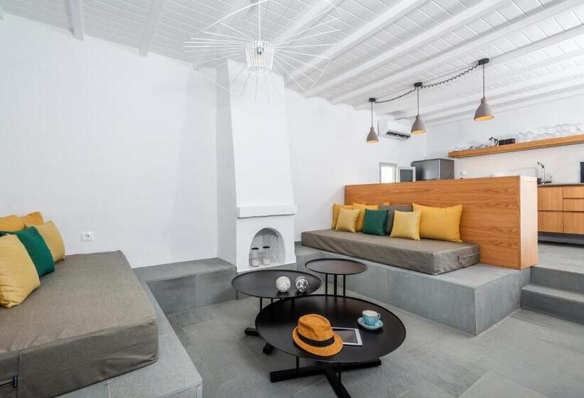 Вилла с 1 спальней и бассейном, Dreambox Mykonos Suites