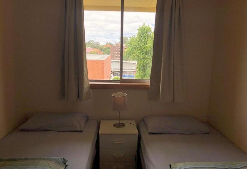 스탠다드 싱글 룸 공동욕실, Narrara Backpackers Hobart