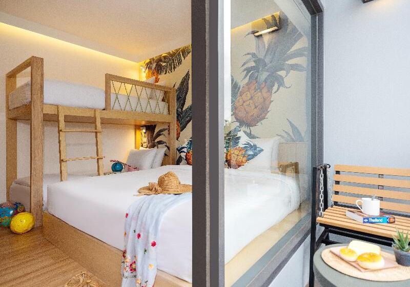 패밀리 룸, Lub D Koh Samui Chaweng Beach   Beachfront & Vibrant Social Vibe