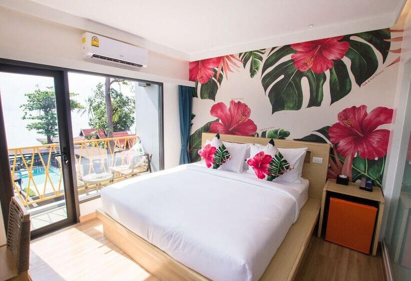 디럭스 룸 바다 전망, Lub D Koh Samui Chaweng Beach   Beachfront & Vibrant Social Vibe