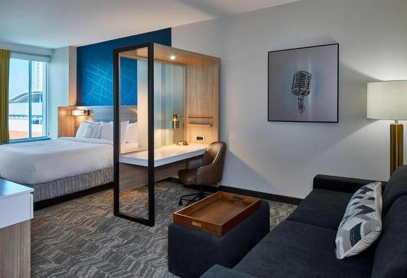 Suite King Size Bed, Springhill Suites By Marriott Nashville Downtown/convention Center