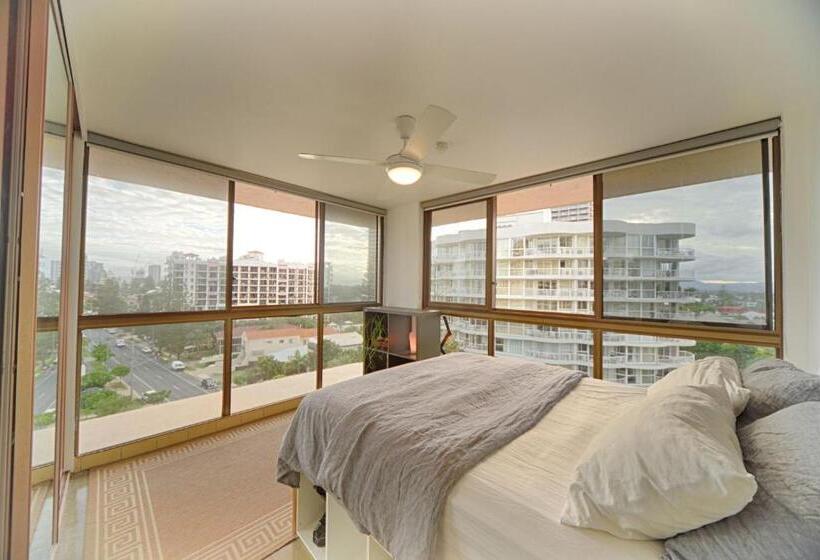 1침실 디럭스 아파트 바다 전망, Warringa Surf Holiday Apartments
