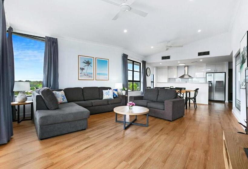 침실 2개 바다 전망 아파트, The Bay Apartments