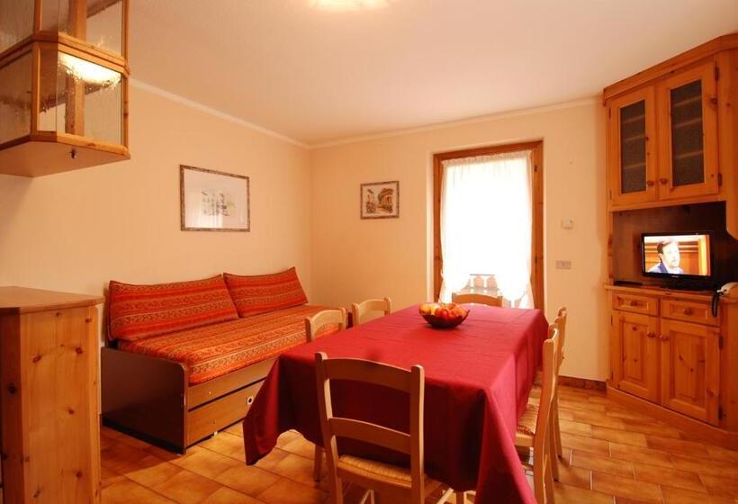 带2个卧室的公寓, Residence Pian Del Vino