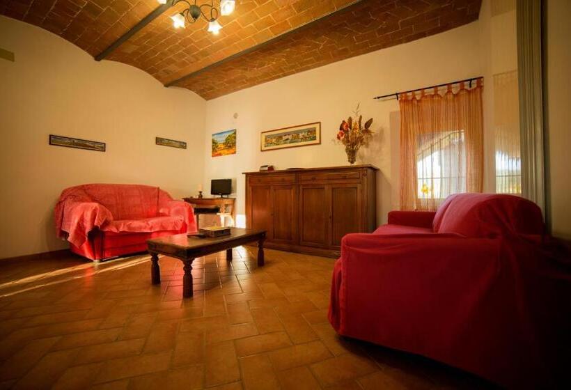 带1个卧室带花园景观的公寓, Agriturismo Greppo All Olivo