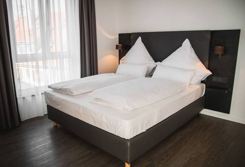 标准间带双人床, Hayta Hotel Stuttgart Airport Messe