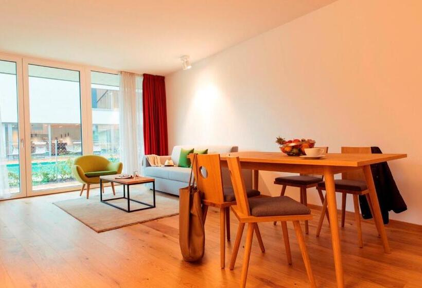 ２ベッドルームデラックスアパートメント, Allsuite Resort Otztal