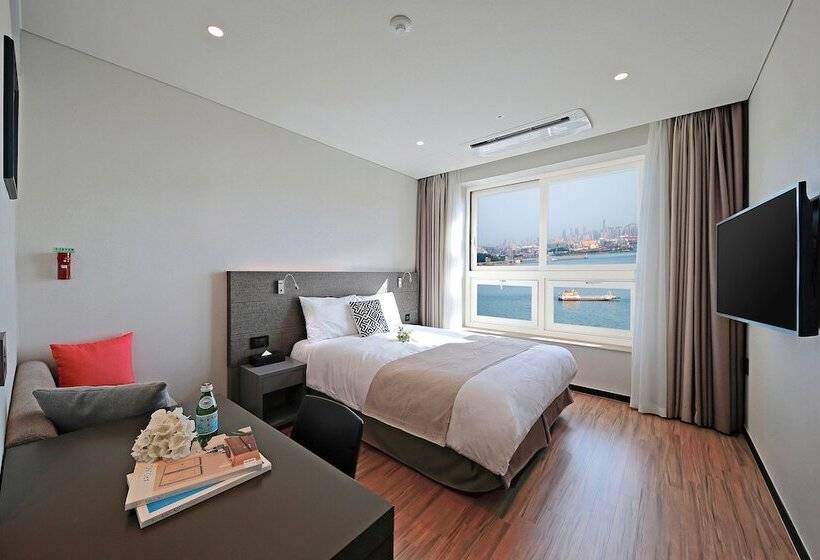 اتاق لوکس با چشم‌انداز دریا, Airsky Hotel Incheon