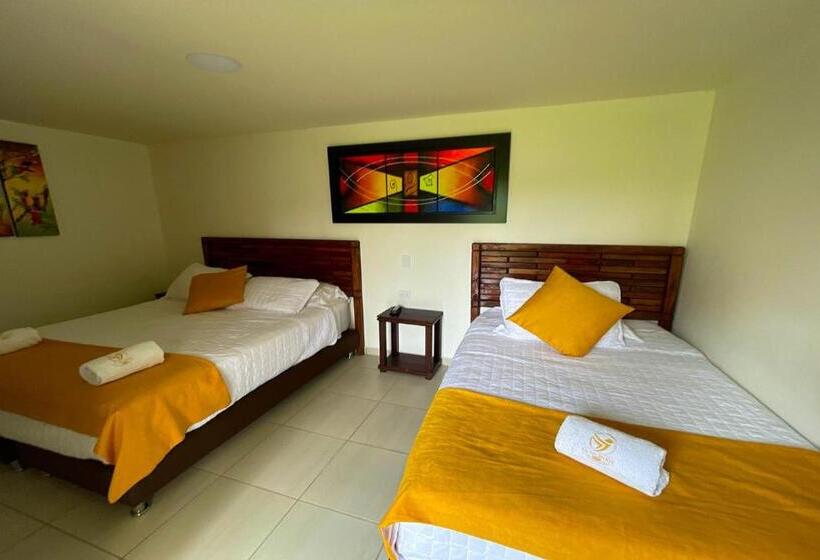 اتاق استاندارد سه نفره, La Victoria Hotel Campestre