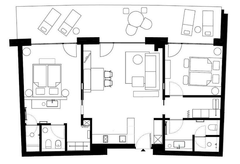 Апартаменты Superior 1 Спальня, Villaverde Apart