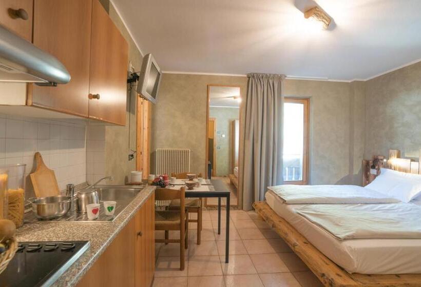 استودیو استاندارد با بالکن, Residence Fior D'alpe