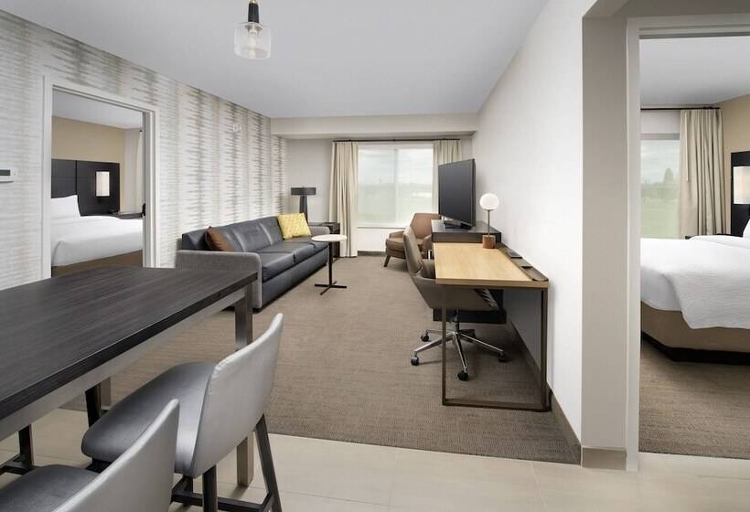 Люкс 2 Спальни, Residence Inn By Marriott Modesto North
