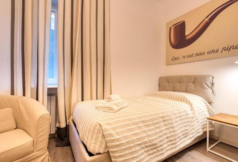 اتاق استاندارد یک تخته با سرویس بهداشتی مشترک, Maison Castelli