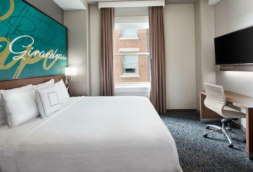 Стандартный Номер Кровать Кинг, Courtyard By Marriott Cape Girardeau Downtown