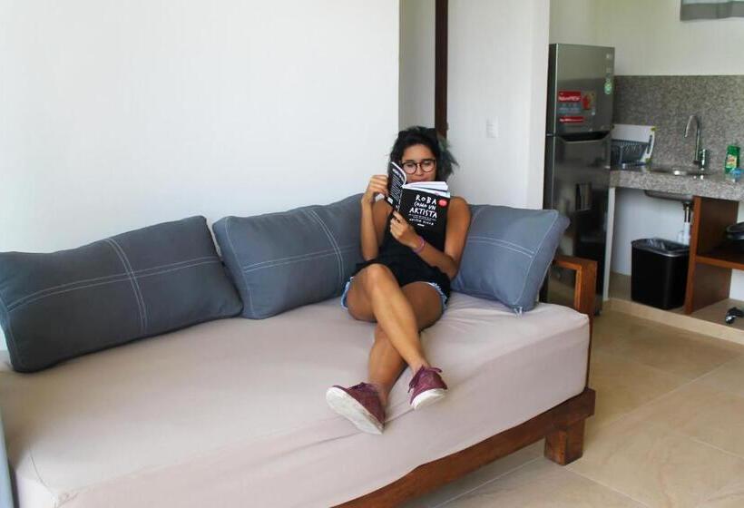 شقة غرفة نوم واحدة مزودة بشُرفة, Yaax Kiin Tulum