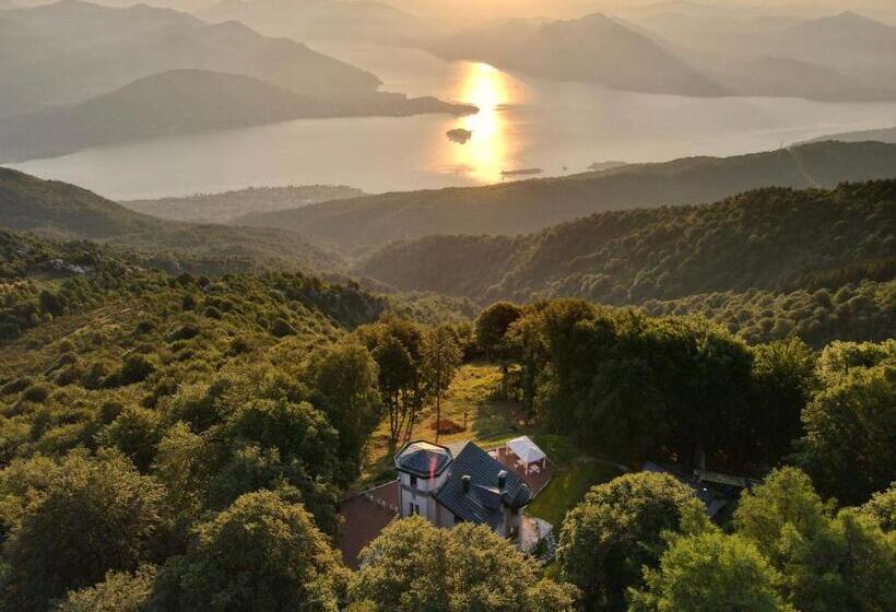 اتاق استاندارد با چشم‌انداز دریاچه, Villa Pizzini Mottarone   Restaurant And Rooms