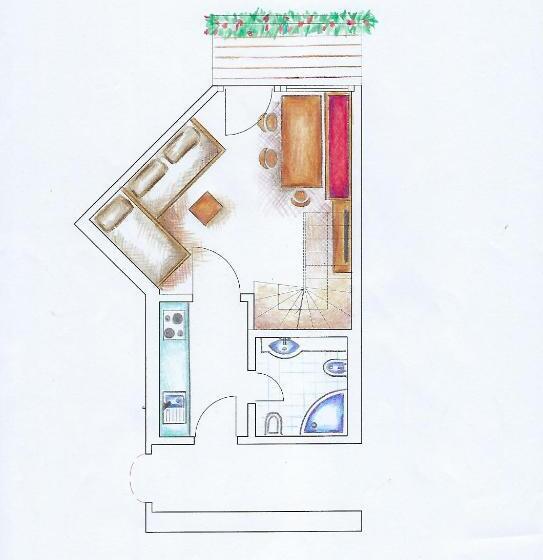 Апартаменты 2 Спальни, Residence Emmy