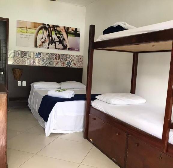 Четырехместный Номер Стандарт, Aquario Pousada Hostel   Night Club