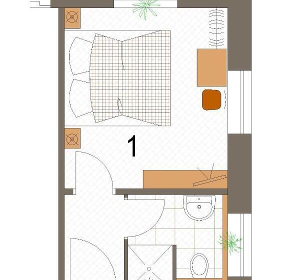 스탠다드 룸, Chalet Hřebenka