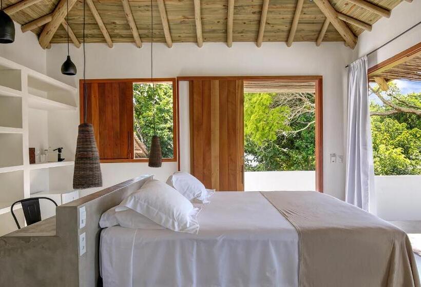 Quarto Deluxe Cama King, Pousada Seis E Meia