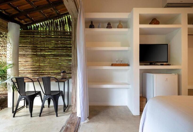 Quarto Estandar Vista Jardim, Pousada Seis E Meia